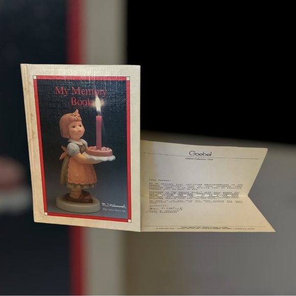 Vtg. 1986 Goebel Collector's Club M.J. Hummel My Memory Book Plus Bonus Letter - Picture 11 of 16